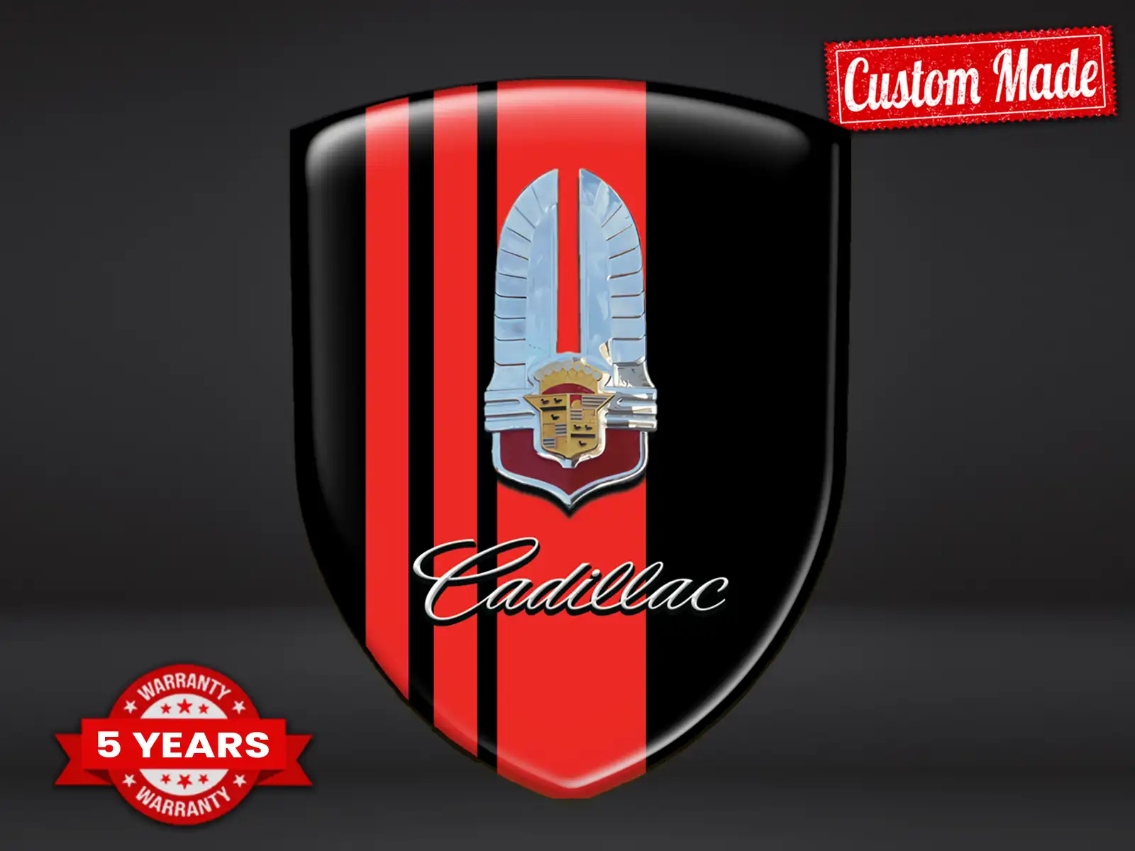 Cadillac Decal Autoadesive Stile Custom Cupola Eleganti ST
